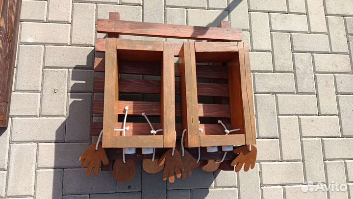 Деревянные ящики под цветы