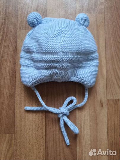 Шапка для малыша демисезонная размер 40-42