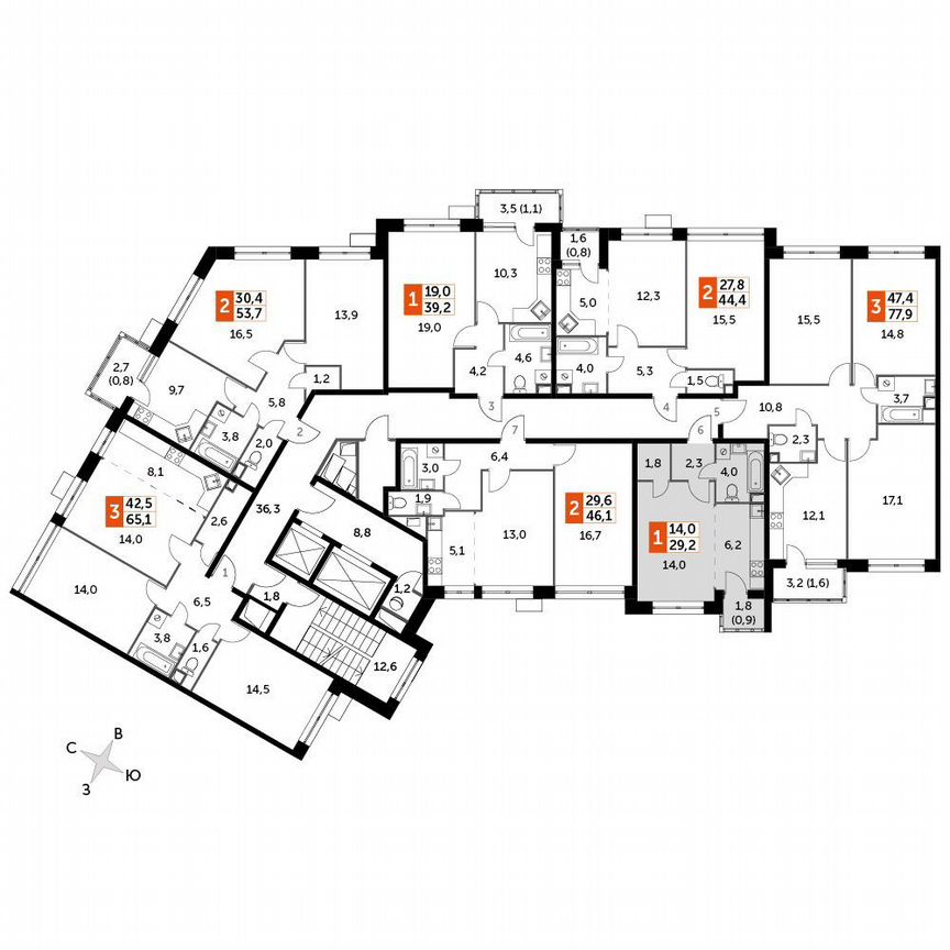 Квартира-студия, 29,2 м², 2/2 эт.