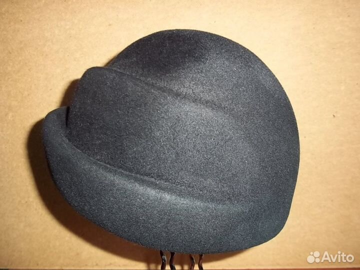 Шляпа фетровая черного цвета размер 56
