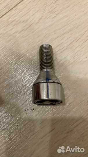 Секретные болты на колеса М12х1,25 4 шт, 2 ключа