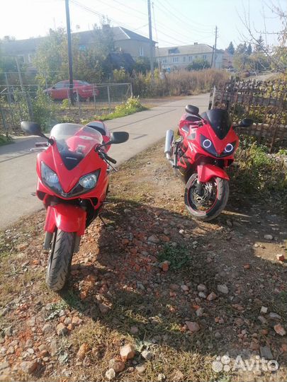 Honda f4i 2001 и Honda f4i 2002