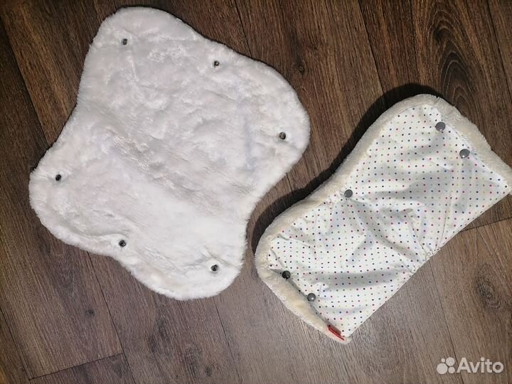 Муфта на коляску, санки. Руковицы