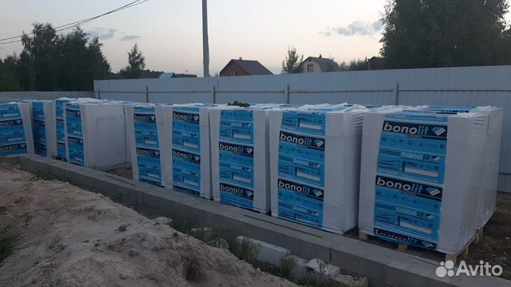 Газоблоки бонолит 2-й сорт напрямую с завода