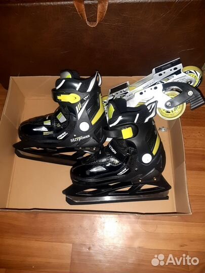 Коньки+ ролики 35-38