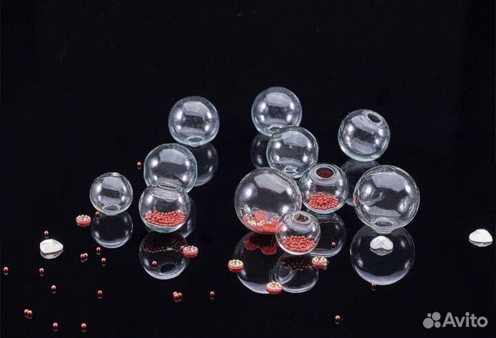 Стеклянные шарики 100 штук