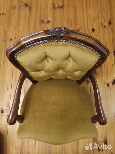 Винтажные кресло из массива дуба