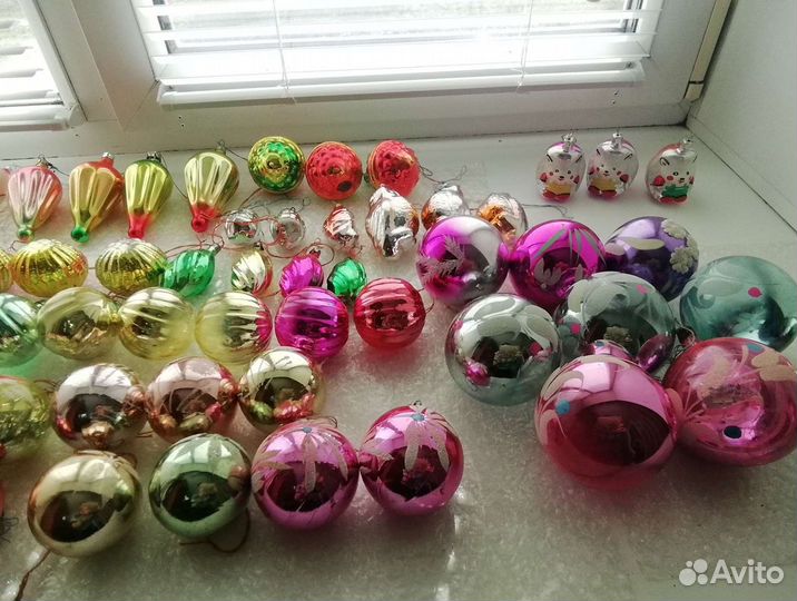 Елочные игрушки СССР