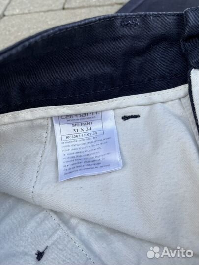 Брюки-штаны carhartt sid pant s-m