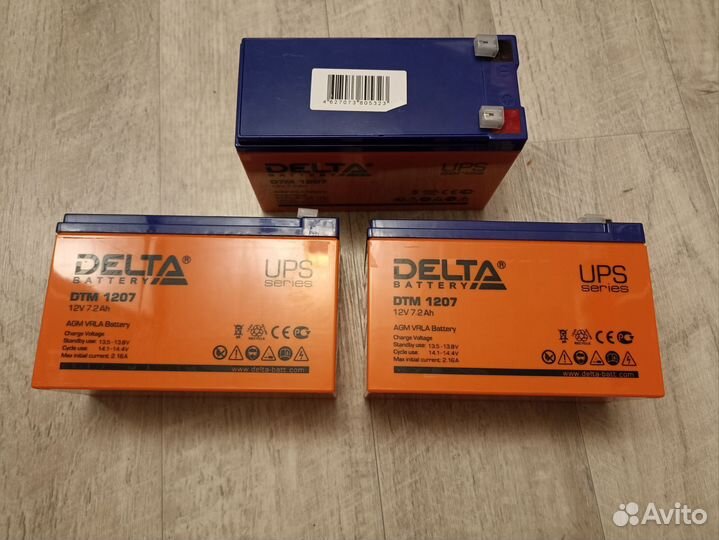 Аккумуляторная батарея Delta DTM 1207