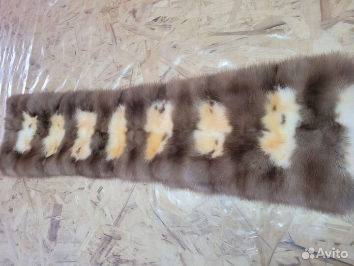 Шарф из меха куницы