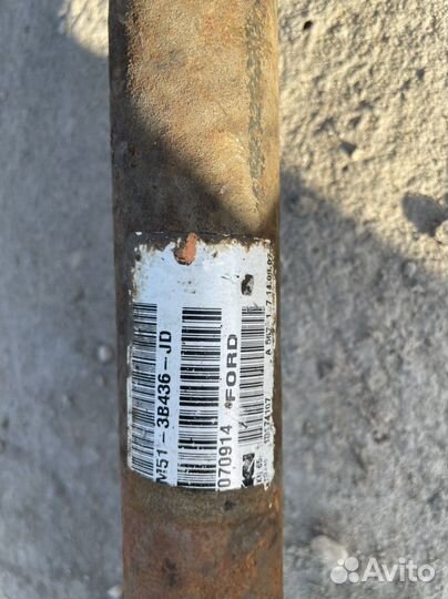 Полуось правая на ford focus 2 1.8 4M513B436JD