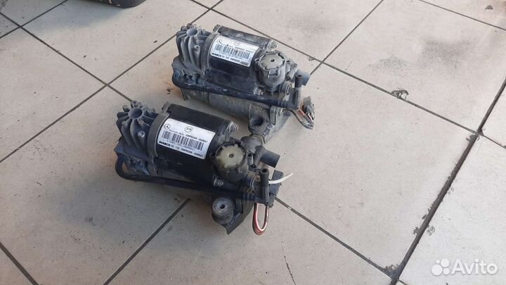 Компрессор пневмоподвески на mercedes