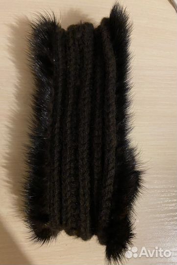 Повязка на голову норковая