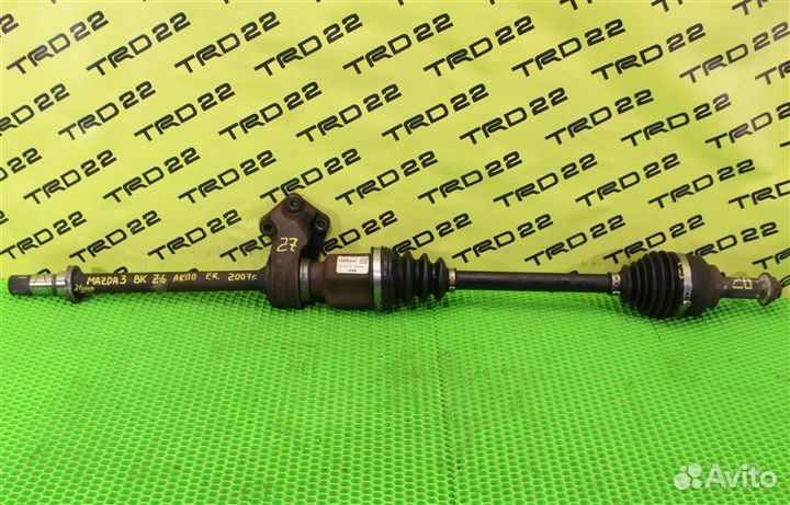 Привод передний правый Mazda Mazda3 BK Z6 2007