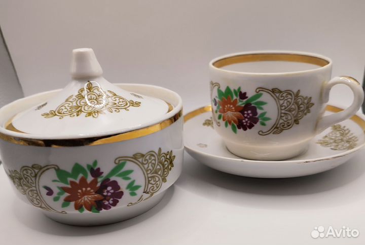 Сахарница + чайная пара