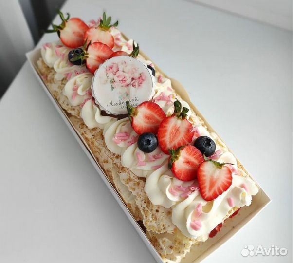 Меренговый рулет