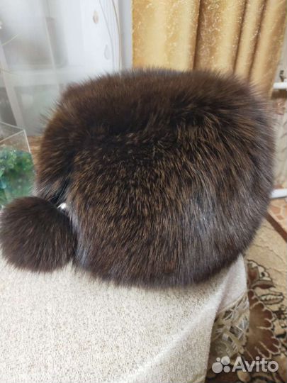 Шапка женская песец