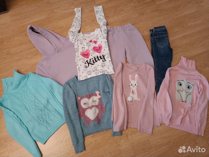 Одежда пакетом для девочки 128