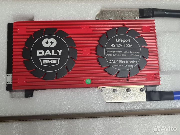 Плата контроля BMS lifepo4 4S 12V 200A DaLy