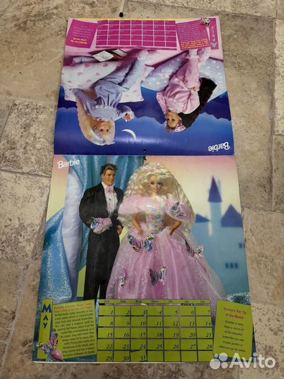Календарь Барби 1995г
