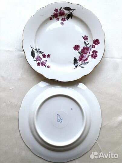 Тарелки, пирожковые закусочные Дулево