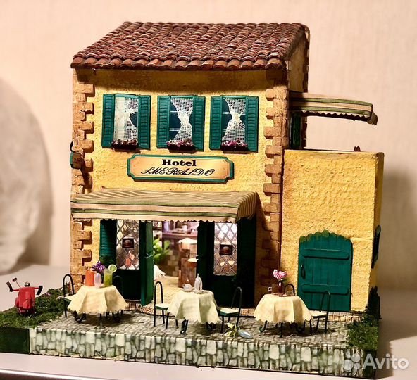 Кукольный домик, светильник, итальянский домик