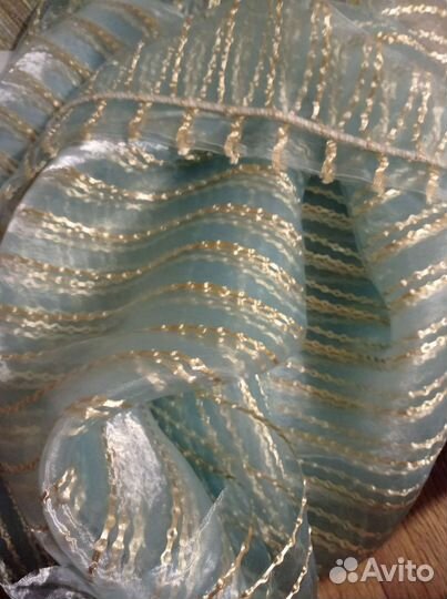 Тюль шторы много