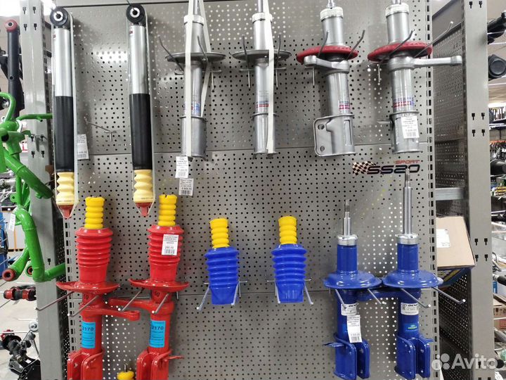 Стойки передние ваз 2170 с занижением -70мм