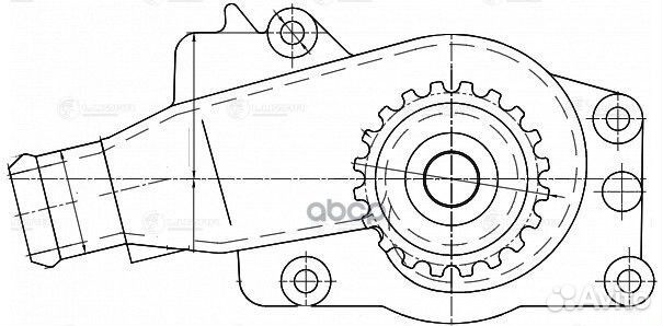 Насос водяной для а/м Chery Bonus (A13) (11) /Very