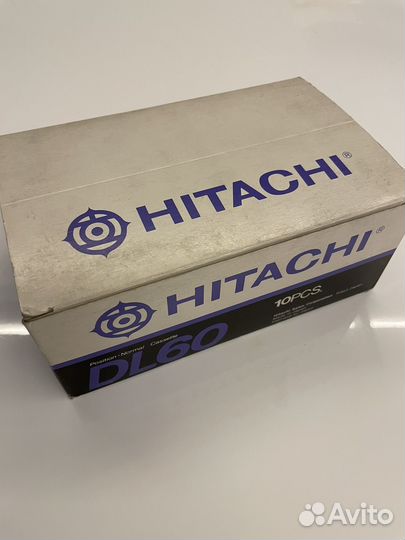 Аудиокассеты Hitachi DL 60. 1985 год