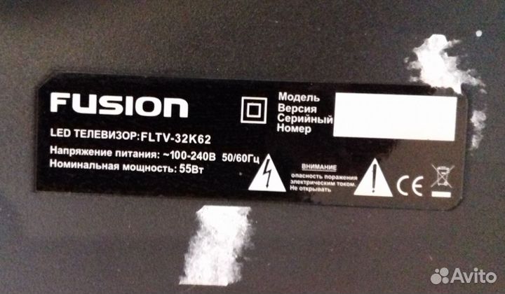 Шлейф с T-con на Main Fusion fltv-32K62