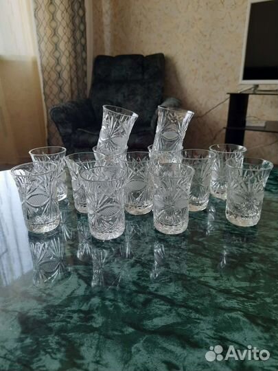 Хрустальные рюмки СССР