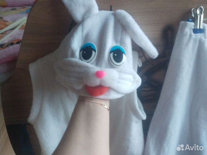 Новогодний костюм волка и зайчика