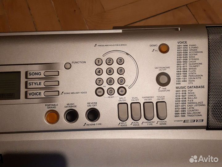 Синтезатор yamaha PSR E 313