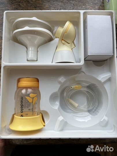Молокоотсос medela электрический + бутылочки