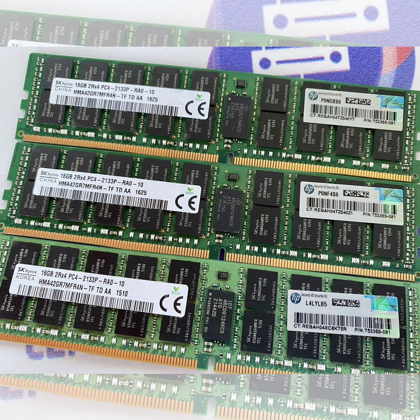 [752369-081] Серверная Память Ddr4 16gb 2133 Ecc Reg 752369-081