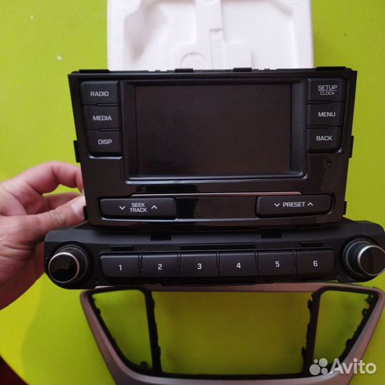 Штатная магнитола на hyundai solaris 2017