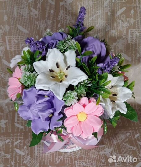 Букет из мыла