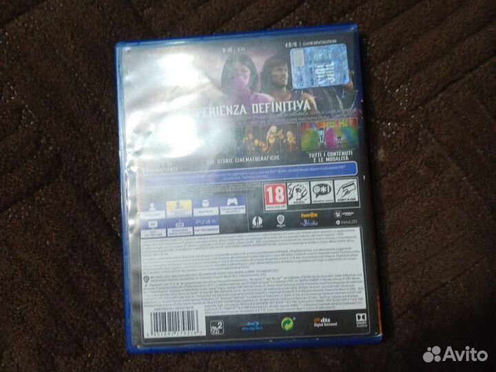 Диски на ps4 мортал комбат 11