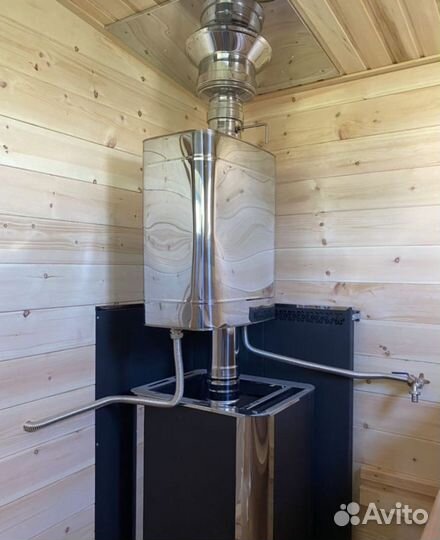 Баня 6 на 2,4 / Баня из бруса