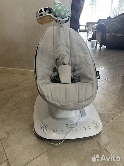 Кресло-качалка 4moms mamaRoo New серебро