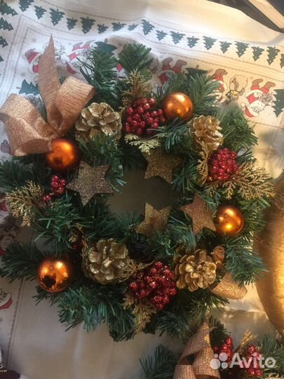 Новогодний рождественский венок