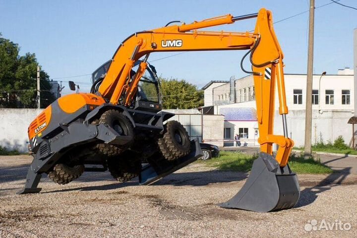 Колёсный экскаватор UMG E170W, 2023