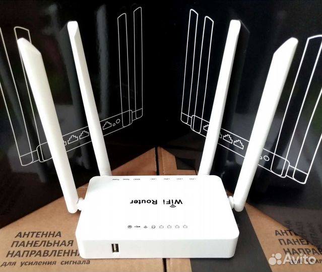 Новый Wi-Fi роутер ZBT WE1626 (под модем 4G)