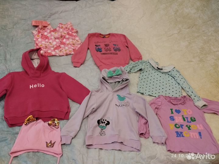 Пакет вещей на девочку