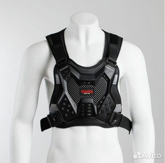 Моточерепаха starks Vest Armor Kids V2 (Чёрный) (L