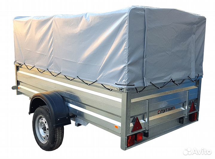 Прицеп спутник 2,2х1,3м оцинкованный