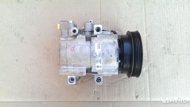 Б/У компрессор кондиционера Санта Фе не раб муфта