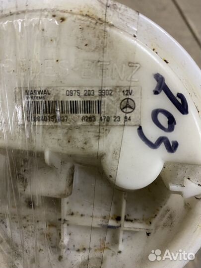 Торливный насос + датчик уровня mercedes w203 w209